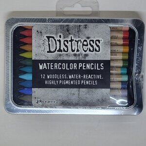 Ranger Tim Holtz Distress Watercolour Pencils Set 12 pcs